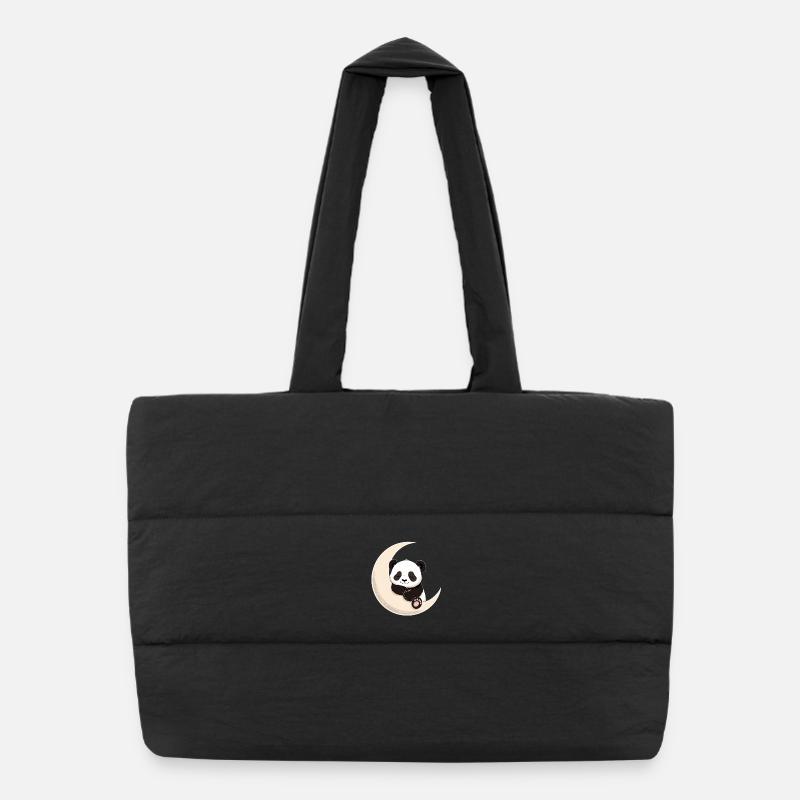 Câlins de Panda Moon Sac shopping matelassé