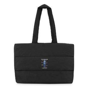 Anatomy Taxpayer - Dismantling Plan - Puffer Shopping Bag - black - Front