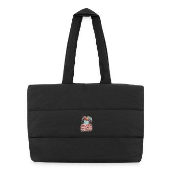 Jecken Offspring In Training Carnival Baby - Puffer Shopping Bag - black - Front