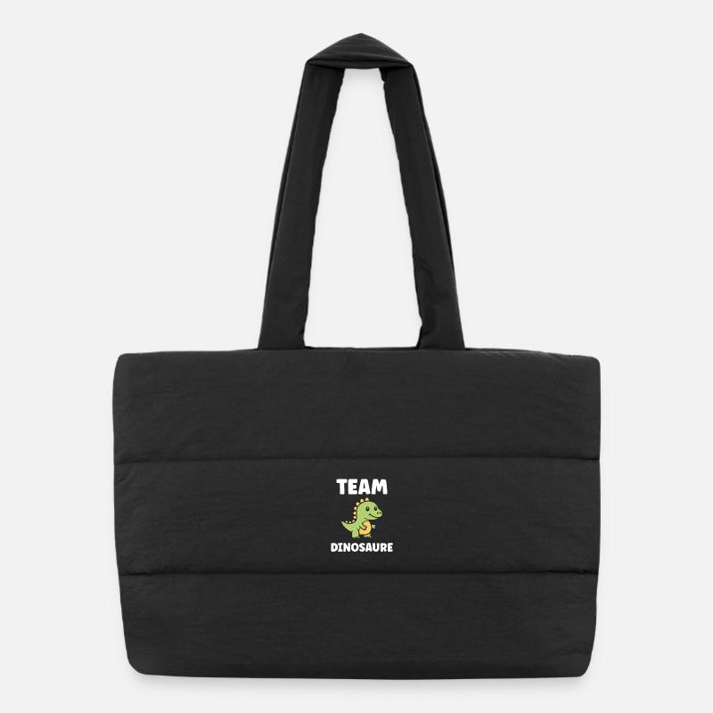 Équipe Dinosaure Cartoon Sac shopping matelassé