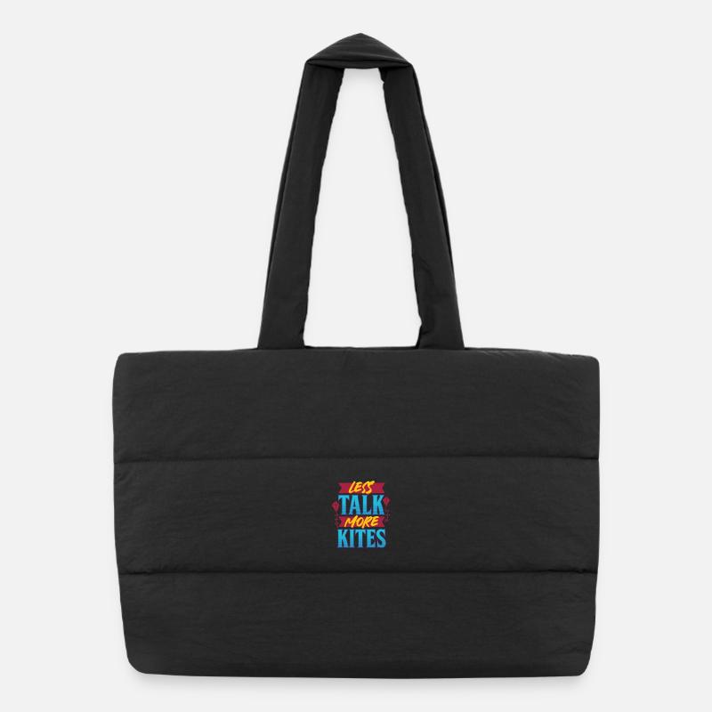 Cerf-volant Volant Moins de paroles Plus de cerfs-volants Sac shopping matelassé