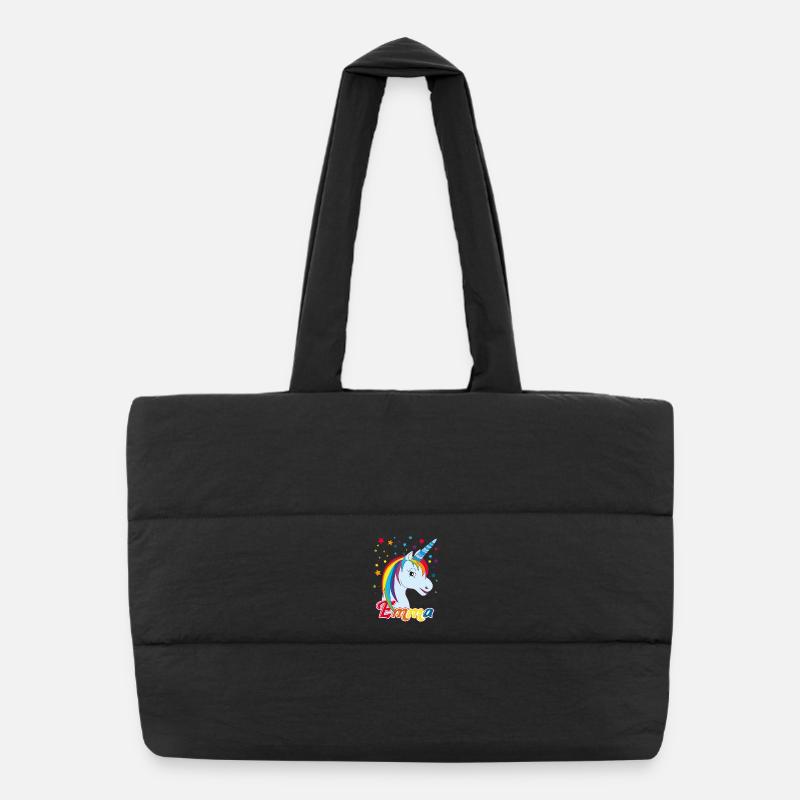 Emma, maiden name, favorite name Puffer Shopping Bag