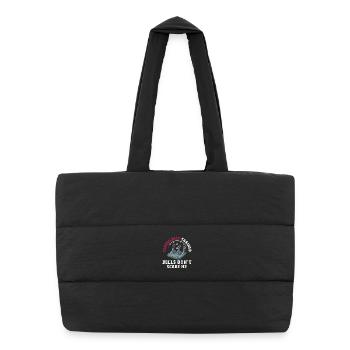 Voiture manuelle, entraînée classiquement - Sac shopping matelassé - noir - Devant
