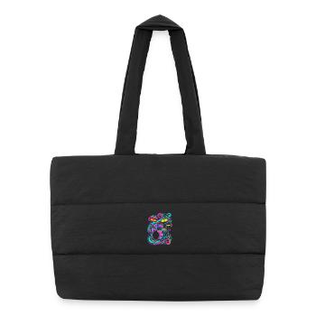 percussion - Puffer Shopping Bag - black - Front