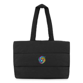 Club de golf - Sac shopping matelassé - noir - Devant