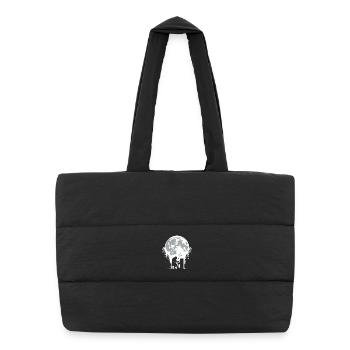 Bigfoot, pianiste - Sac shopping matelassé - noir - Devant