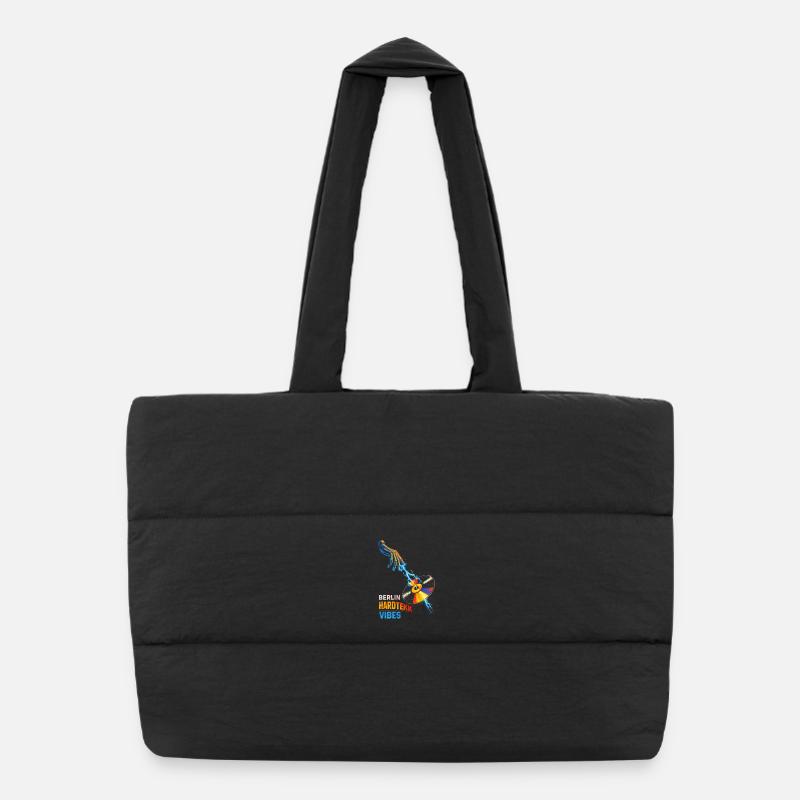 Berlin Hardtekk Tekke East Germany Puffer Shopping Bag