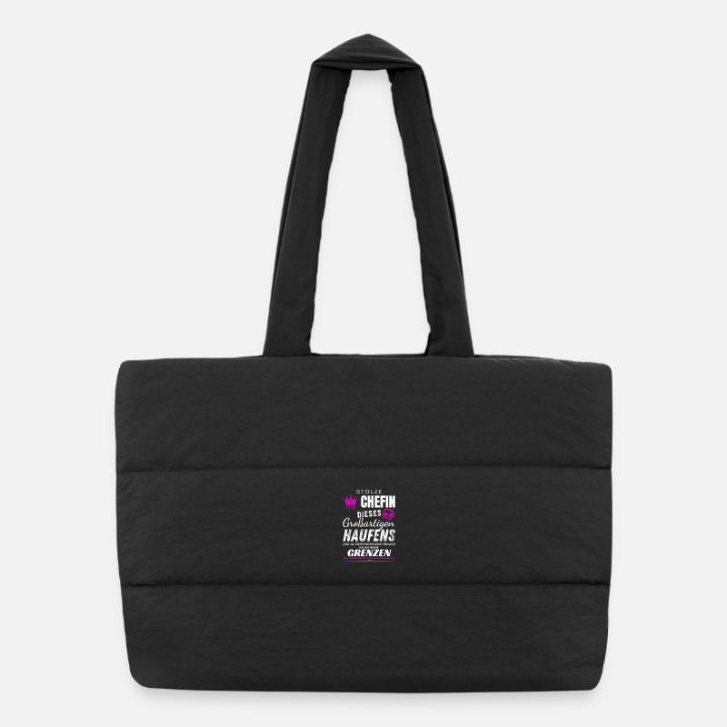 Stolze Chefin großartiger Haufen Chefin Geschenke Puffer Shopping Bag