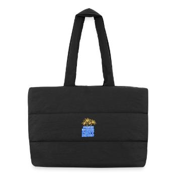Holiday region Praslin - Puffer Shopping Bag - black - Front