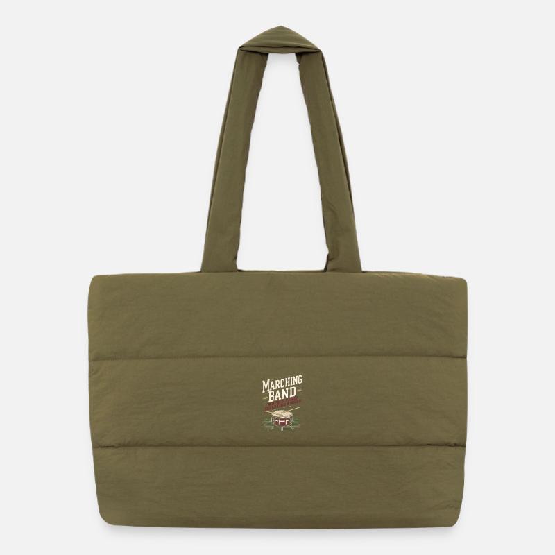 Marching band brass band Puffer Shopping Bag