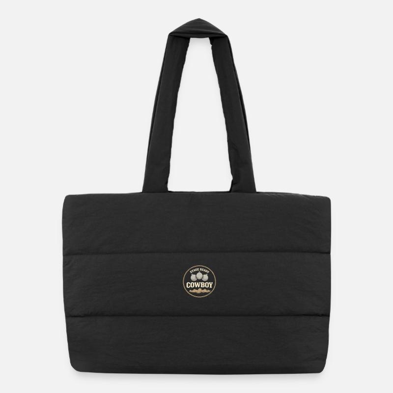 Shooter d’action cowboy. Shooter d’action cowboy Sac shopping matelassé