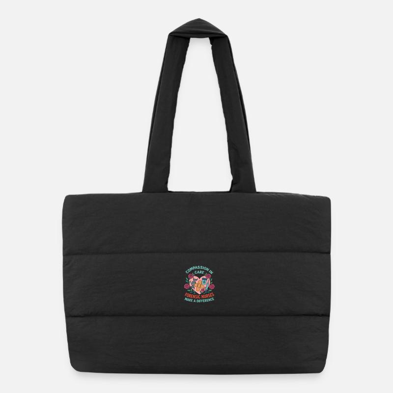 Forensic Nurse Practitioner Compassion In Care Puffer-Einkaufstasche