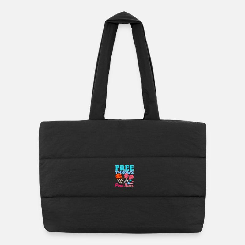 Lancers francs ou basket à force Sac shopping matelassé