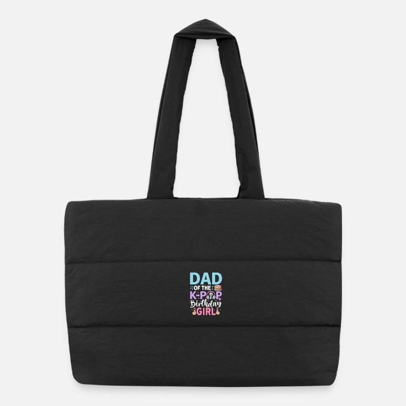 Papa de la fille anniversaire de la K-Pop Sac shopping matelassé