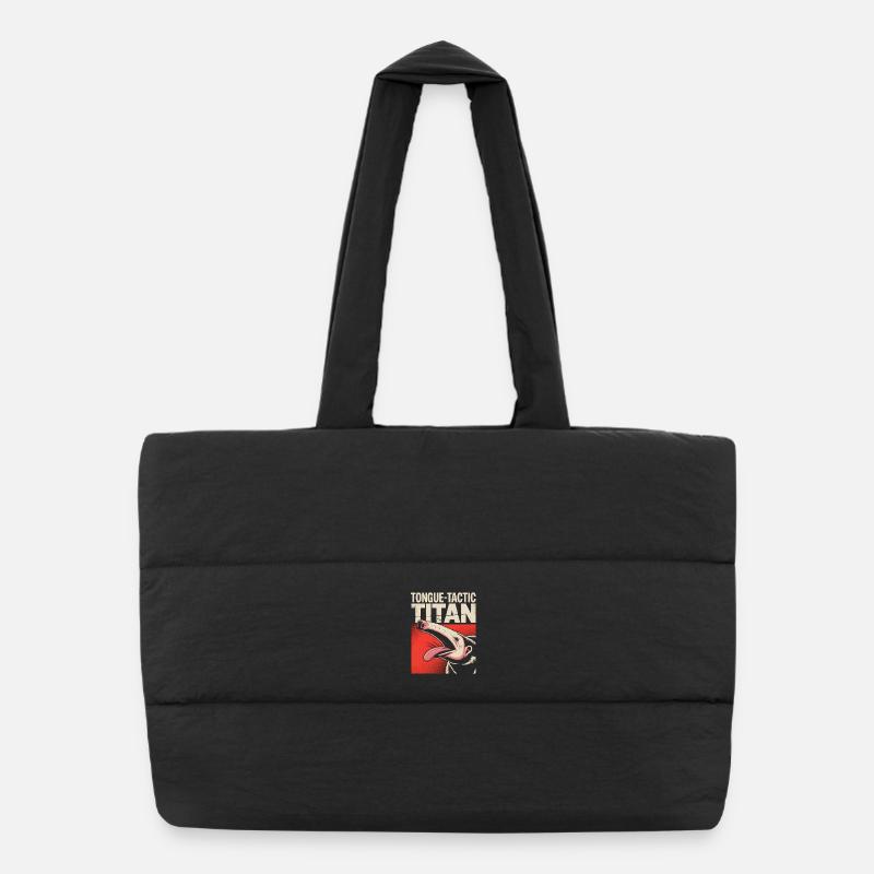 Tongue Tactician | Comic Anteater Puffer Shopping Bag