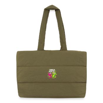 Idée cadeau humoristique de mème pour les enfants de 67 ans - Sac shopping matelassé - safari green - Devant