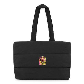 Surf contre la liberté de guerre - Sac shopping matelassé - noir - Devant