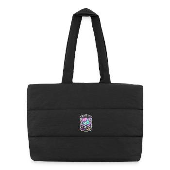 Kitten in Fursuit Rainbow - Puffer Shopping Bag - black - Front