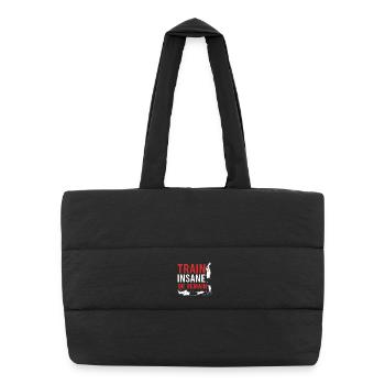 Fitness Trainers Personal Trainers - Puffer Shopping Bag - black - Front