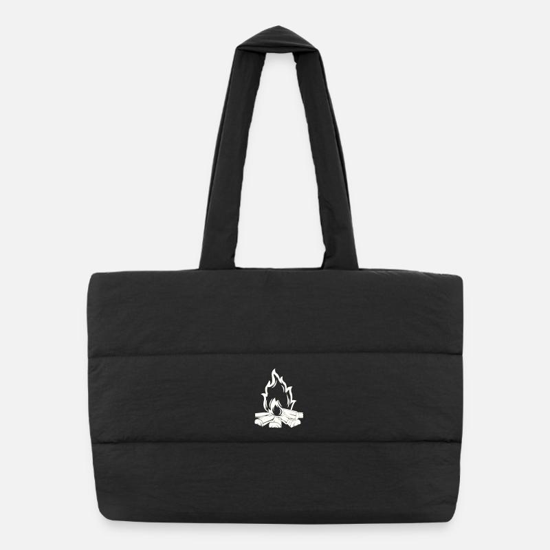 Campfire Puffer Shopping Bag