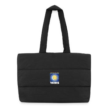 Litha Pagan Solstice d’été Midsommar - Sac shopping matelassé - noir - Devant