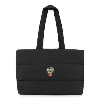 Ancient Mesopotamia, Sumerian - Puffer Shopping Bag - black - Front