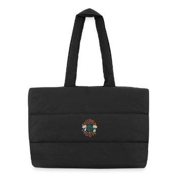 Pain au levain Pain Pâtissier Brûlé - Sac shopping matelassé - noir - Devant