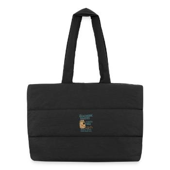 Sauerteigbrot Backen Strandbäcker Hefig - Puffer-Einkaufstasche - Schwarz - Vorne