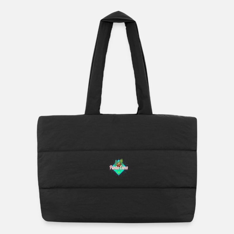 Punta Cana Caribbean in the Dominican Republic Puffer Shopping Bag