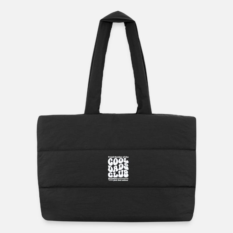 Cool Dads Club - Dad Father's Day Gift Puffer Shopping Bag
