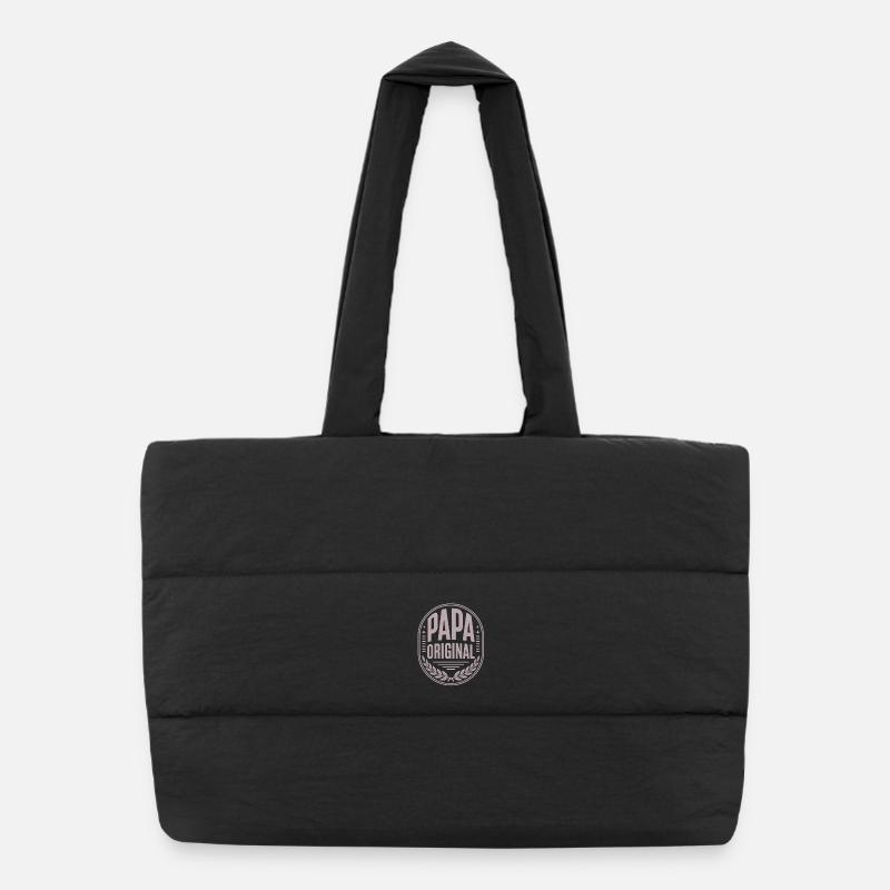 Original Father's Day Dad Puffer Shopping Bag