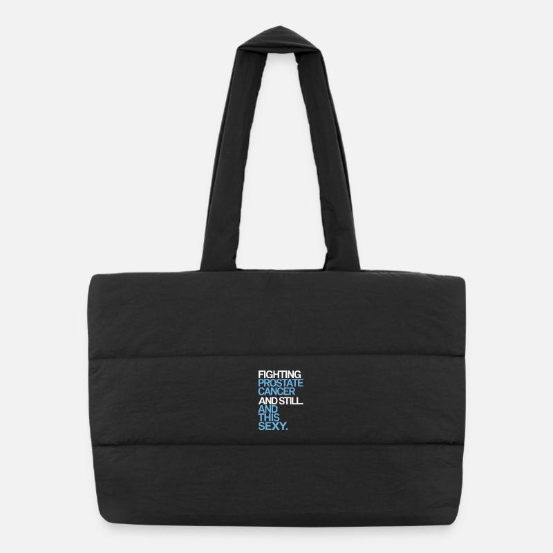 Lutter contre le cancer de la prostate – Sexy & Strong Sac shopping matelassé