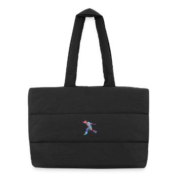 Capoeira Martial Arts Space Kids Capoerista - Puffer Shopping Bag - black - Front