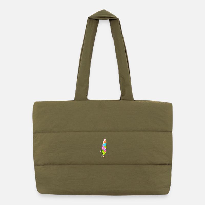 Bunter Windsurfer Sac shopping matelassé
