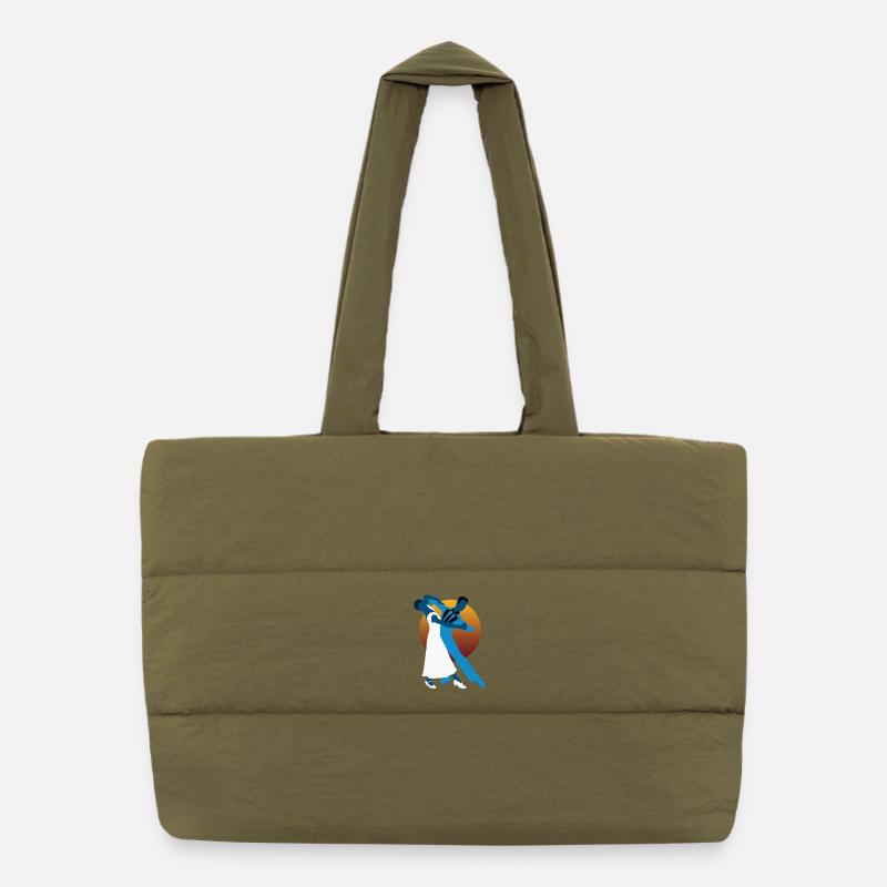 Waltz dancers Puffer Shopping Bag