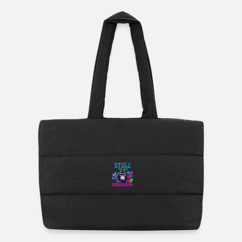 Fière de mon chaos – DIY Monkey Sac shopping matelassé