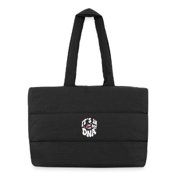Cuban DNA Cuba Flag Hispanic - Puffer Shopping Bag - black - Front