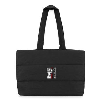 Chef USA Flag - Cuisine Patriot Grilling - Sac shopping matelassé - noir - Devant