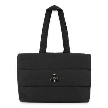 Mayotte - Puffer Shopping Bag - black - Front