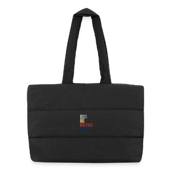Meilleur big brother de tous les temps - Sac shopping matelassé - noir - Devant