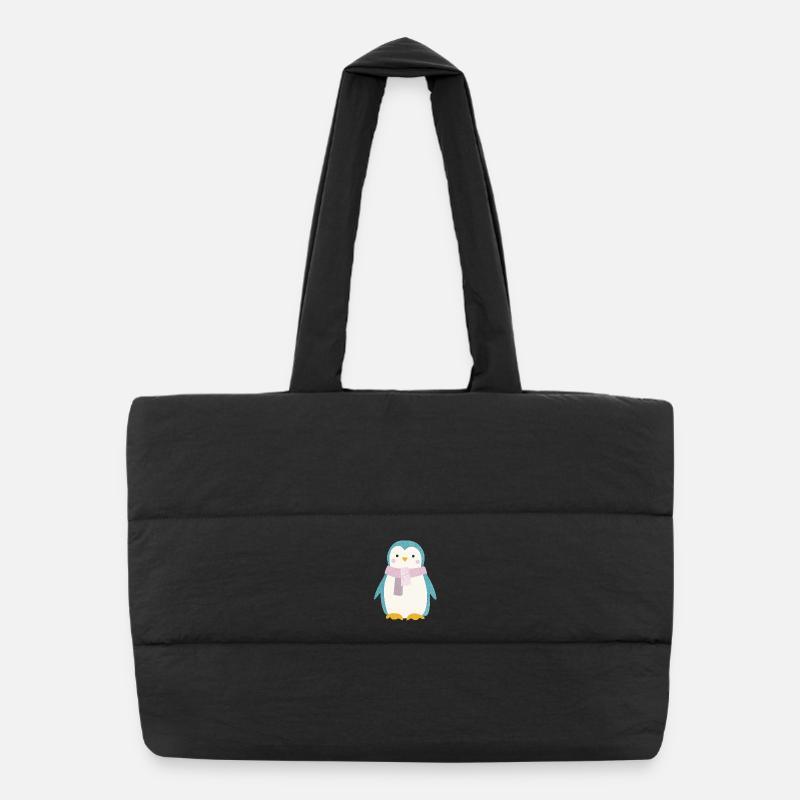 Penguin Dots Scandinave Chambre d’enfant enfants Sac shopping matelassé
