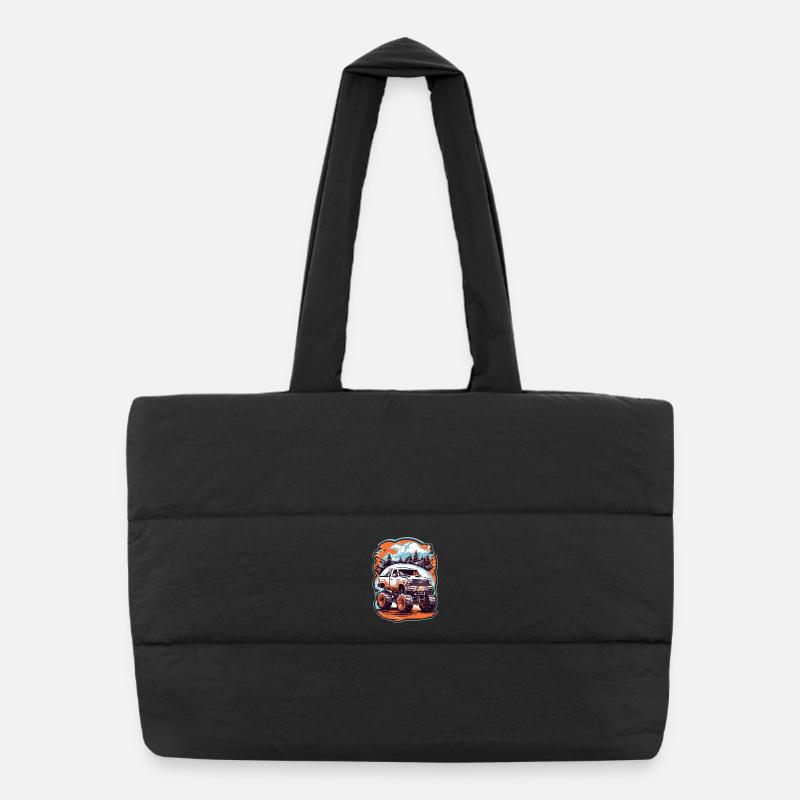 Monstertruck Puffer-Einkaufstasche