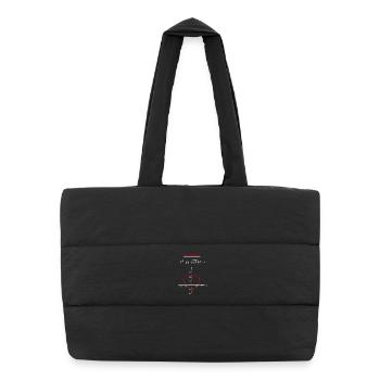 Math - The Love Formula T Shirt - Sac shopping matelassé - noir - Devant