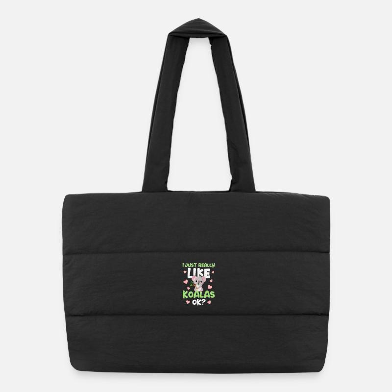 Koala Koala Bear Puffer Shopping Bag