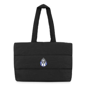 Kalt Eis Pinguin Tier Antarktis Seevogel - Puffer Shopping Bag - black - Front
