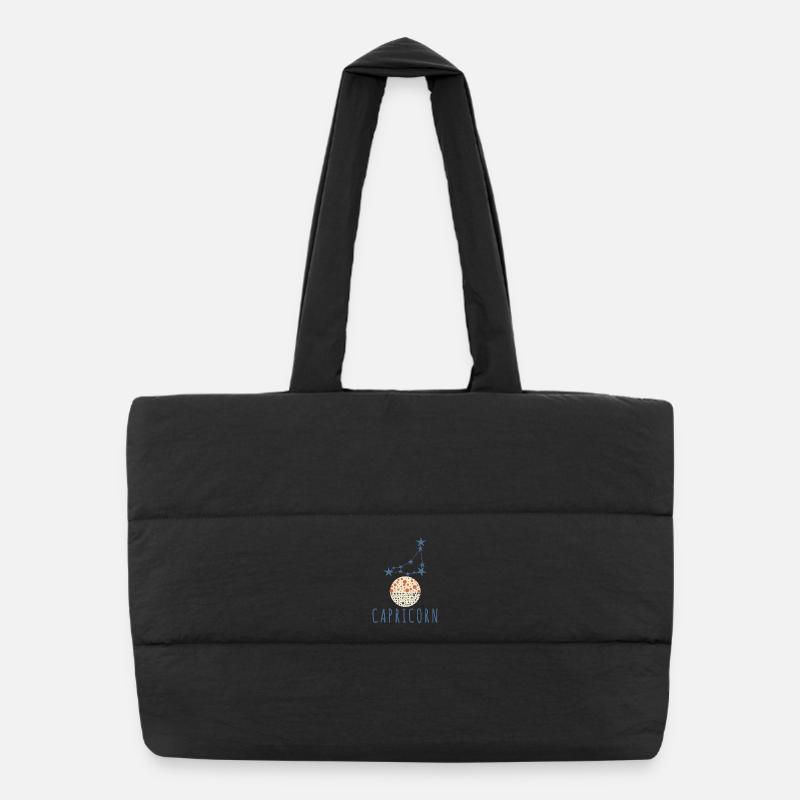 La constellation du Capricorne Sac shopping matelassé