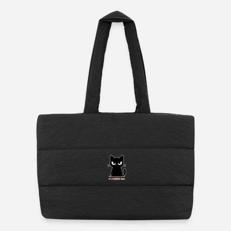 Jour du meurtre (sombre) Sac shopping matelassé