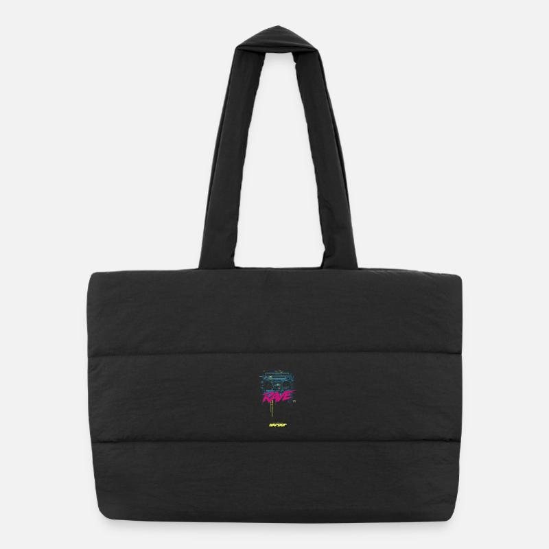 RAVE DANSEZ plus fort Sac shopping matelassé
