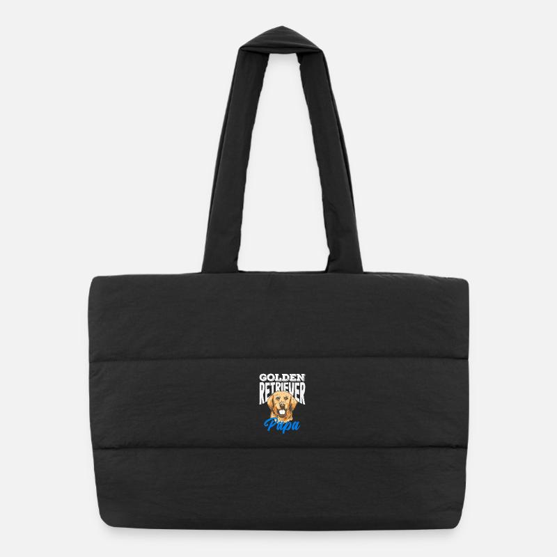 Golden Retriever Owner Owner Gift Puffer Shopping Bag