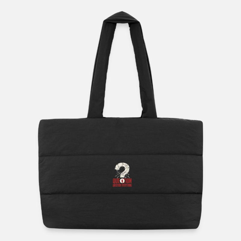 Tout remettre en question Sac shopping matelassé